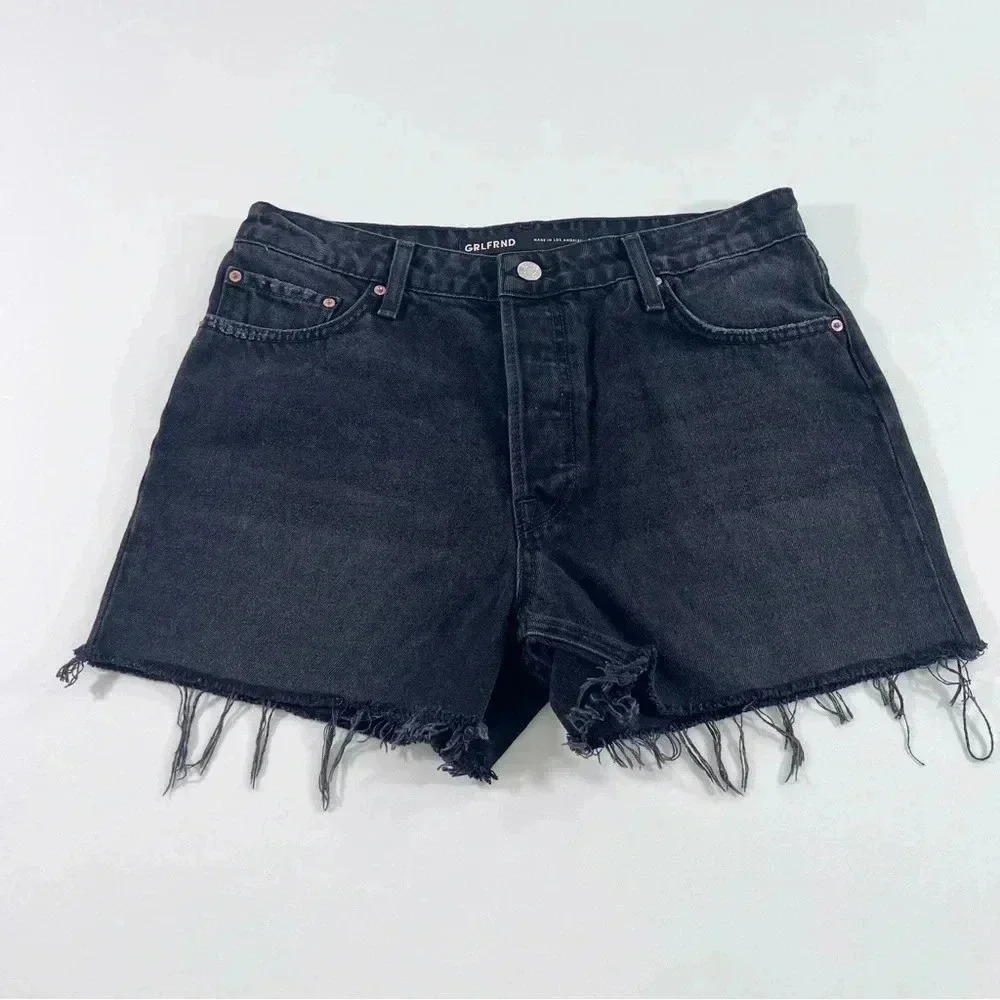 NWT GRLFRND Black Cut Offs Jeans